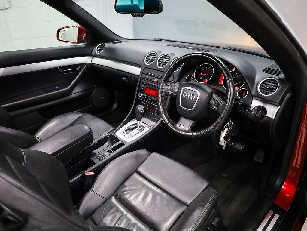 Audi A4 Cabriolet Convertible Red #3