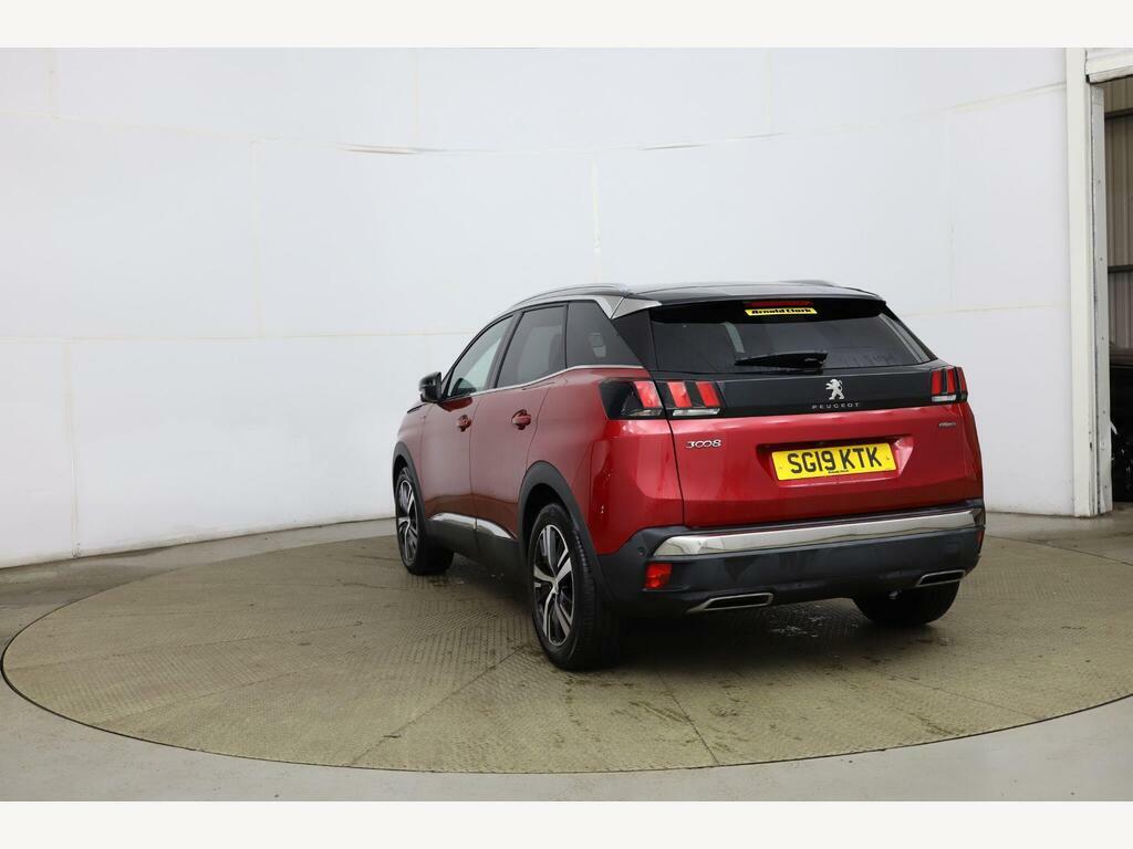 Peugeot 3008 1.5 Bluehdi Gt Line Eat Euro 6 Ss Red #3