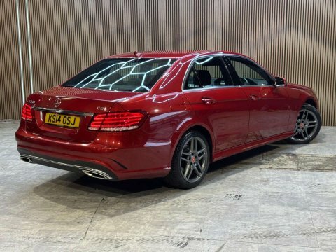 Mercedes-Benz E Class E350 Bluetec Amg Sport 4-Door Red #20