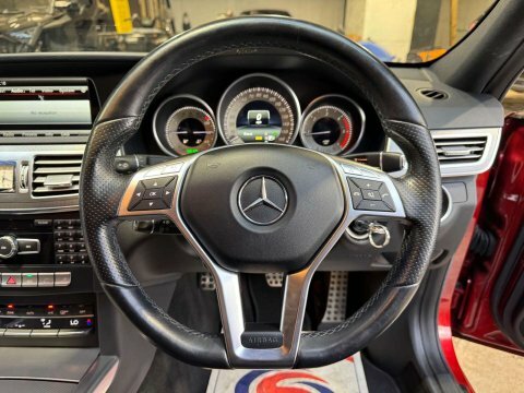 Mercedes-Benz E Class E350 Bluetec Amg Sport 4-Door Red #43