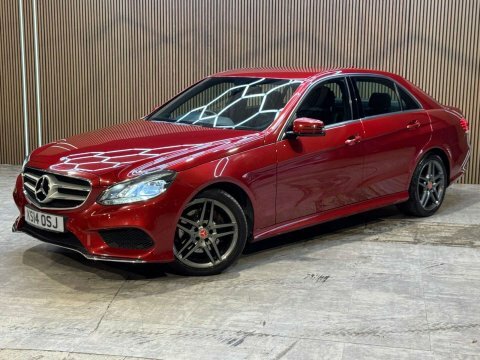 Mercedes-Benz E Class E350 Bluetec Amg Sport 4-Door Red #33