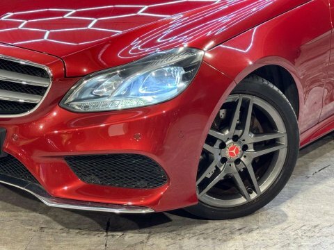 Mercedes-Benz E Class E350 Bluetec Amg Sport 4-Door Red #39