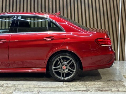 Mercedes-Benz E Class E350 Bluetec Amg Sport 4-Door Red #27