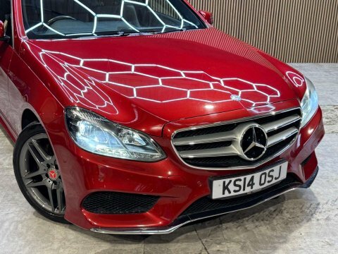 Mercedes-Benz E Class E350 Bluetec Amg Sport 4-Door Red #9