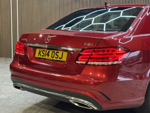 Mercedes-Benz E Class E350 Bluetec Amg Sport 4-Door Red #19