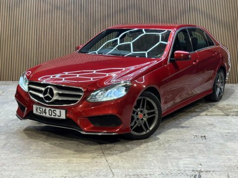 Mercedes-Benz E Class E350 Bluetec Amg Sport 4-Door Red #34