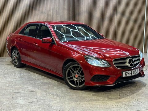 Mercedes-Benz E Class E350 Bluetec Amg Sport 4-Door Red #10