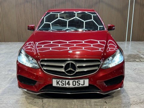 Mercedes-Benz E Class E350 Bluetec Amg Sport 4-Door Red #38