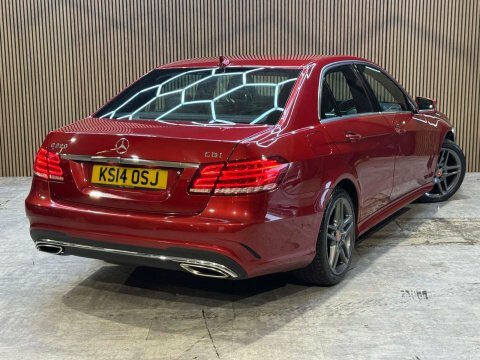 Mercedes-Benz E Class E350 Bluetec Amg Sport 4-Door Red #21