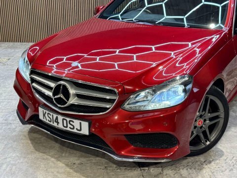 Mercedes-Benz E Class E350 Bluetec Amg Sport 4-Door Red #37
