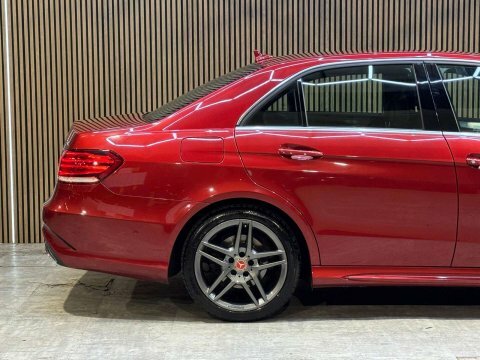 Mercedes-Benz E Class E350 Bluetec Amg Sport 4-Door Red #15