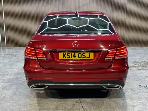 Mercedes-Benz E Class E350 Bluetec Amg Sport 4-Door Red #24