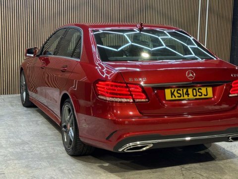 Mercedes-Benz E Class E350 Bluetec Amg Sport 4-Door Red #22