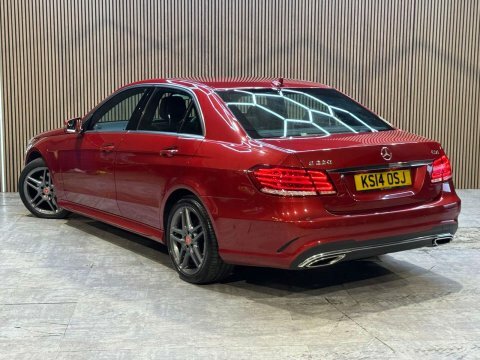 Mercedes-Benz E Class E350 Bluetec Amg Sport 4-Door Red #26