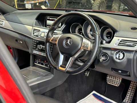 Mercedes-Benz E Class E350 Bluetec Amg Sport 4-Door Red #44