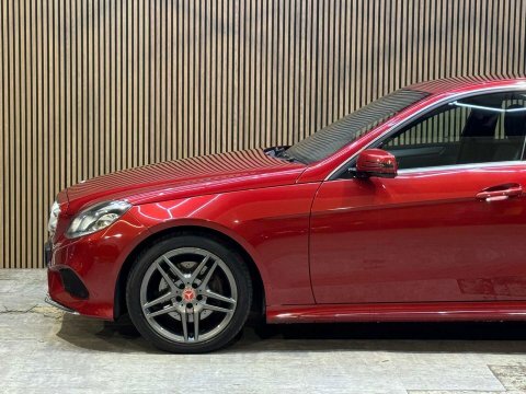 Mercedes-Benz E Class E350 Bluetec Amg Sport 4-Door Red #32