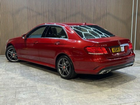 Mercedes-Benz E Class E350 Bluetec Amg Sport 4-Door Red #25
