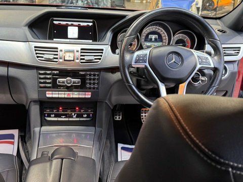 Mercedes-Benz E Class E350 Bluetec Amg Sport 4-Door Red #59