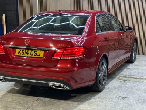 Mercedes-Benz E Class E350 Bluetec Amg Sport 4-Door Red #23