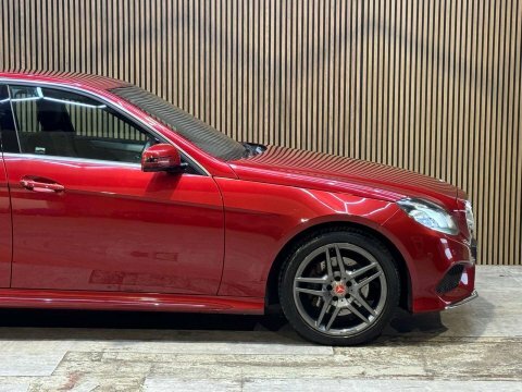 Mercedes-Benz E Class E350 Bluetec Amg Sport 4-Door Red #14