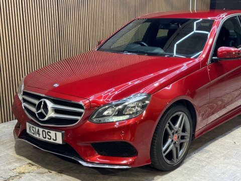 Mercedes-Benz E Class E350 Bluetec Amg Sport 4-Door Red #31