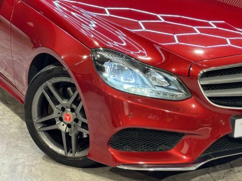 Mercedes-Benz E Class E350 Bluetec Amg Sport 4-Door Red #12