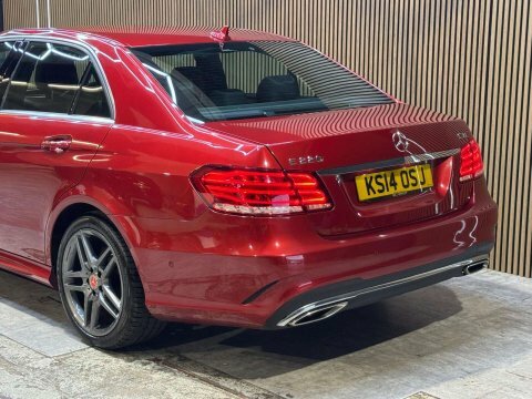 Mercedes-Benz E Class E350 Bluetec Amg Sport 4-Door Red #30