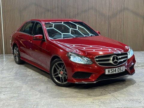 Mercedes-Benz E Class E350 Bluetec Amg Sport 4-Door Red #7