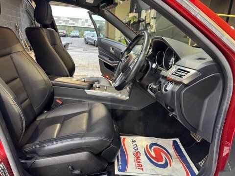 Mercedes-Benz E Class E350 Bluetec Amg Sport 4-Door Red #42