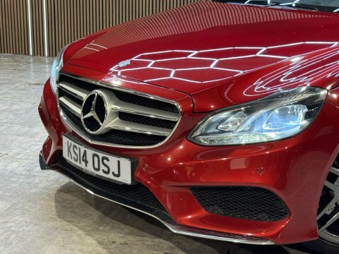 Mercedes-Benz E Class E350 Bluetec Amg Sport 4-Door Red #40