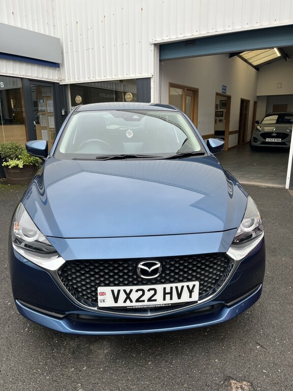 Mazda 2 Hatchback 1.5 E-skyactiv G Mhev Mhev Se-l 2022 Blue #3