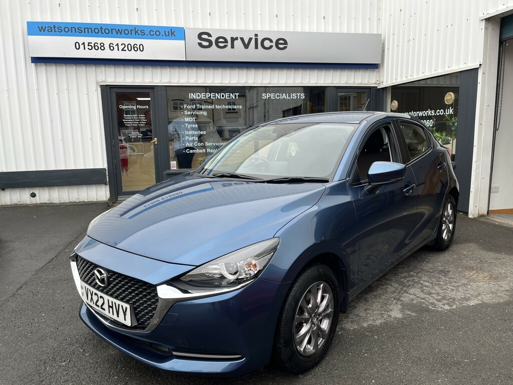 Mazda 2 Hatchback 1.5 E-skyactiv G Mhev Mhev Se-l 2022 Blue