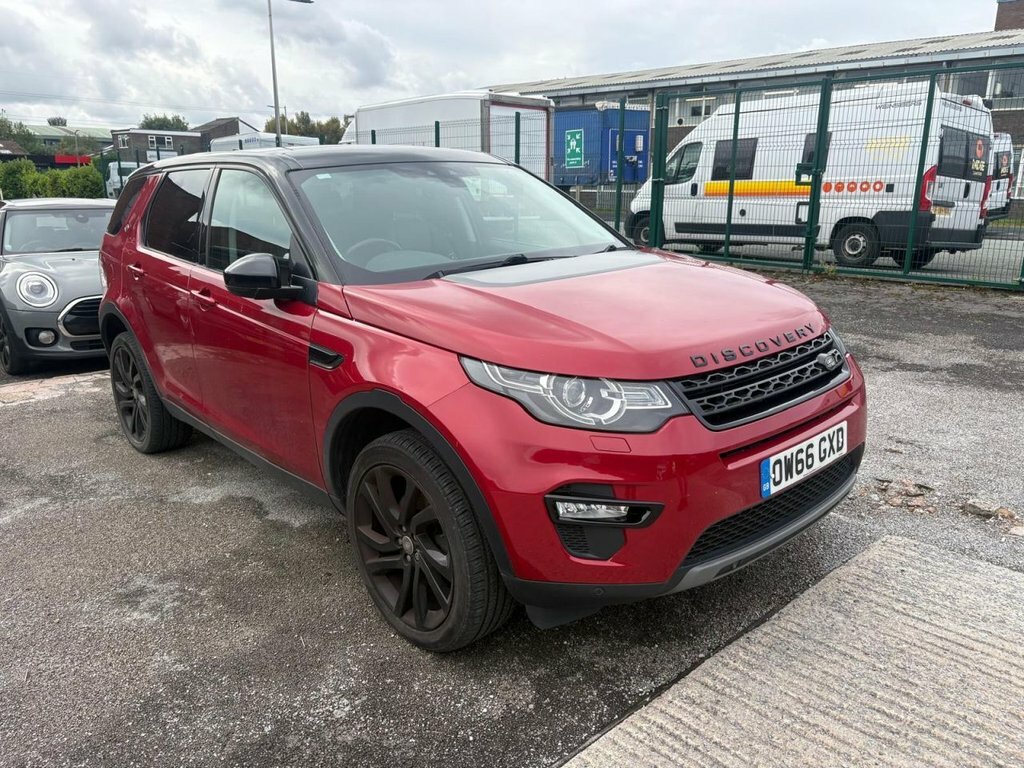 Land Rover Discovery Sport 2L Hse Black Red