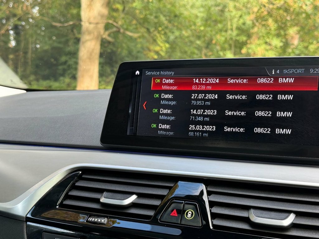 BMW 5 Series 530E M Sport Blue #36