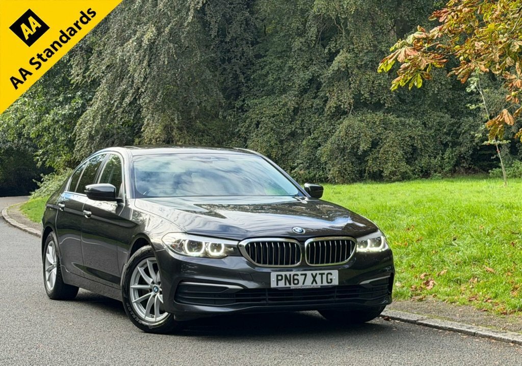 BMW 5 Series 530E M Sport Blue #1