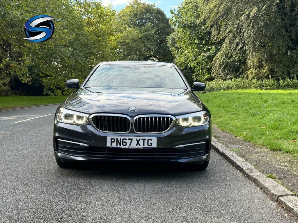 BMW 5 Series 530E M Sport Blue #10