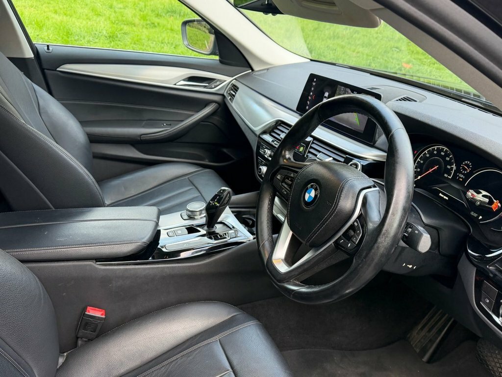 BMW 5 Series 530E M Sport Blue #2