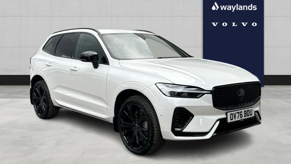 Volvo XC60 Black Edition Plus, T6 Awd Plug-in Hybrid, Electri White
