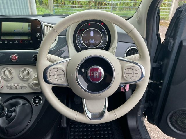 Fiat 500C Convertible Black #10