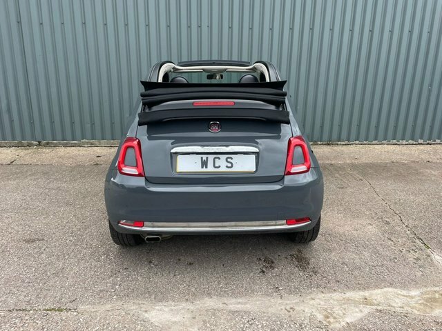 Fiat 500C Convertible Black #7