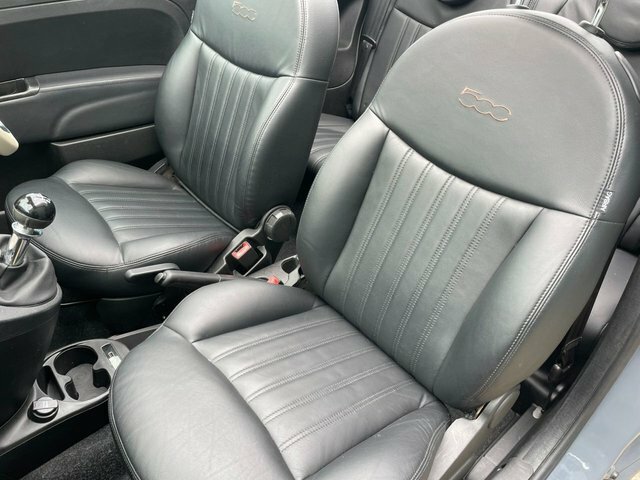 Fiat 500C Convertible Black #16