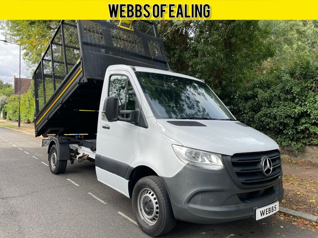 Mercedes-Benz Sprinter 2.0 315 Cdi Progressive Caged Tipper White