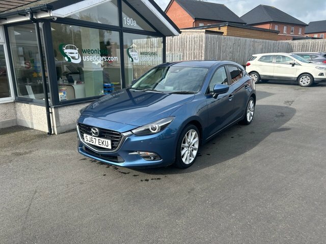 Mazda 3 2.0 Skyactiv-g Sport Nav Hatchback Manu Blue #3