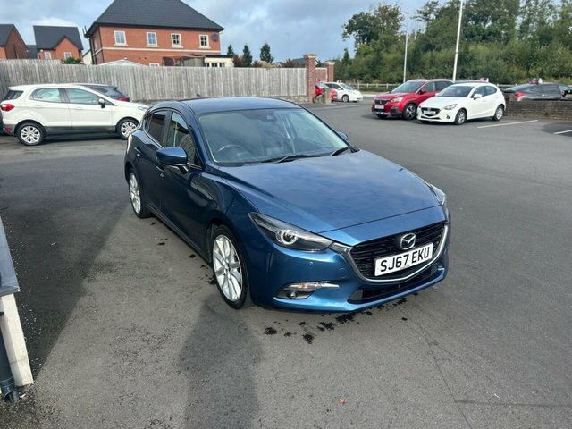 Mazda 3 2.0 Skyactiv-g Sport Nav Hatchback Manu Blue