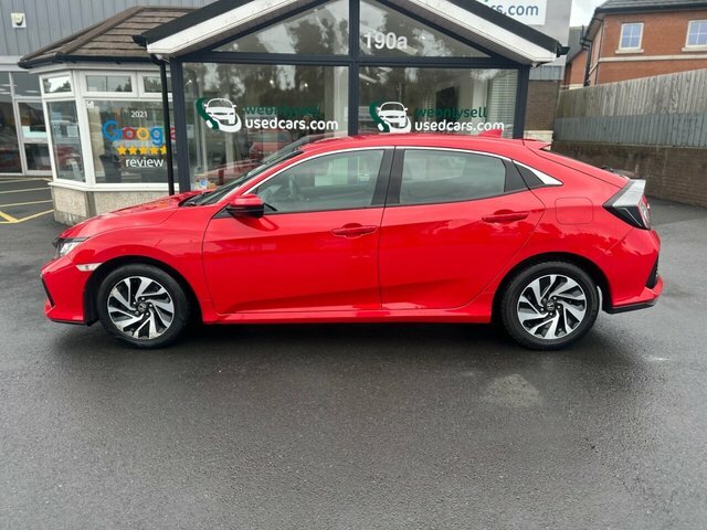 Honda Civic 1.0 Vtec Turbo Se Hatchback Euro Red #4