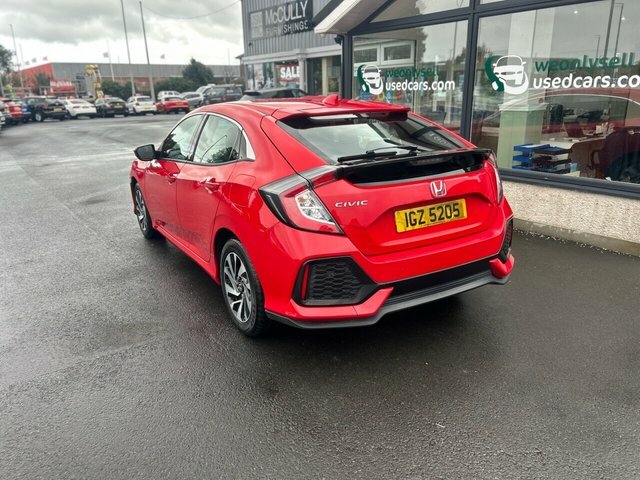 Honda Civic 1.0 Vtec Turbo Se Hatchback Euro Red #5