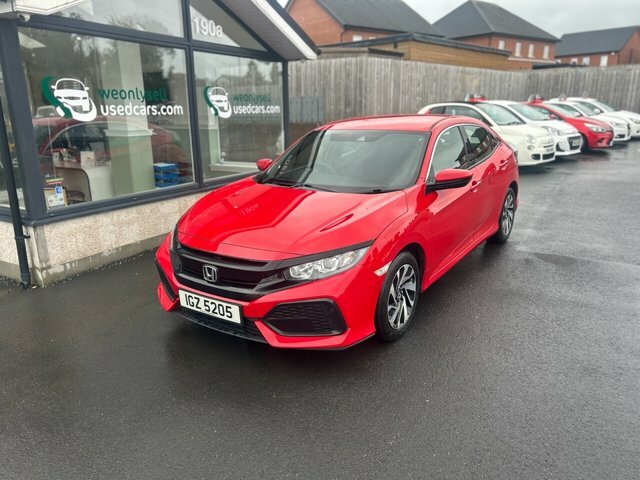 Honda Civic 1.0 Vtec Turbo Se Hatchback Euro Red #3