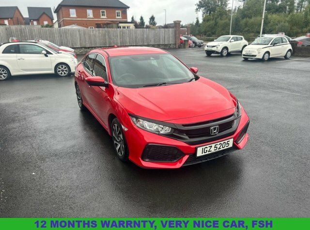 Honda Civic 1.0 Vtec Turbo Se Hatchback Euro Red