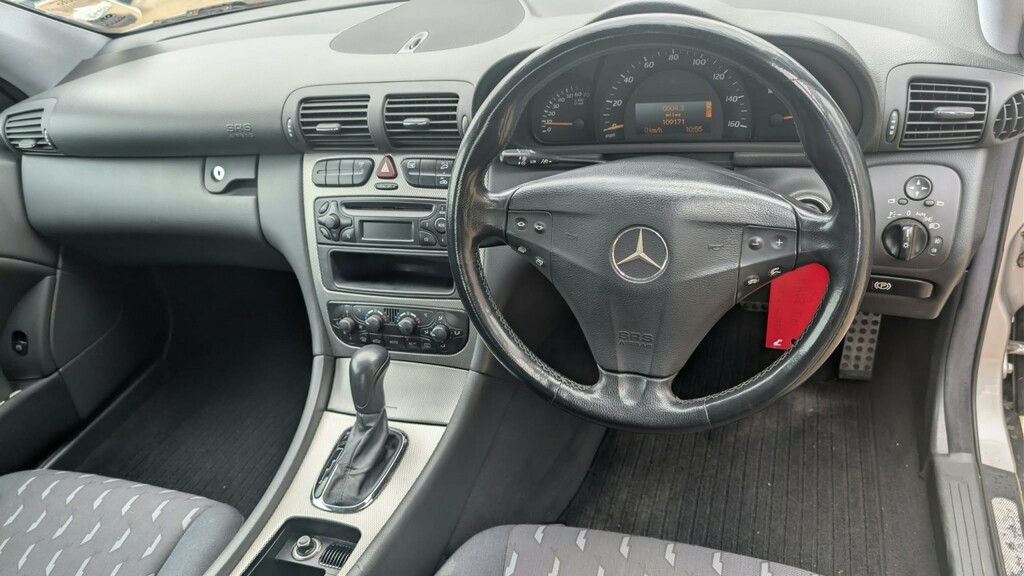 Mercedes-Benz C Class Coupe Silver #10