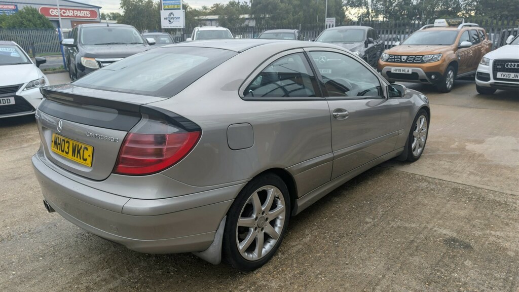 Mercedes-Benz C Class Coupe Silver #7